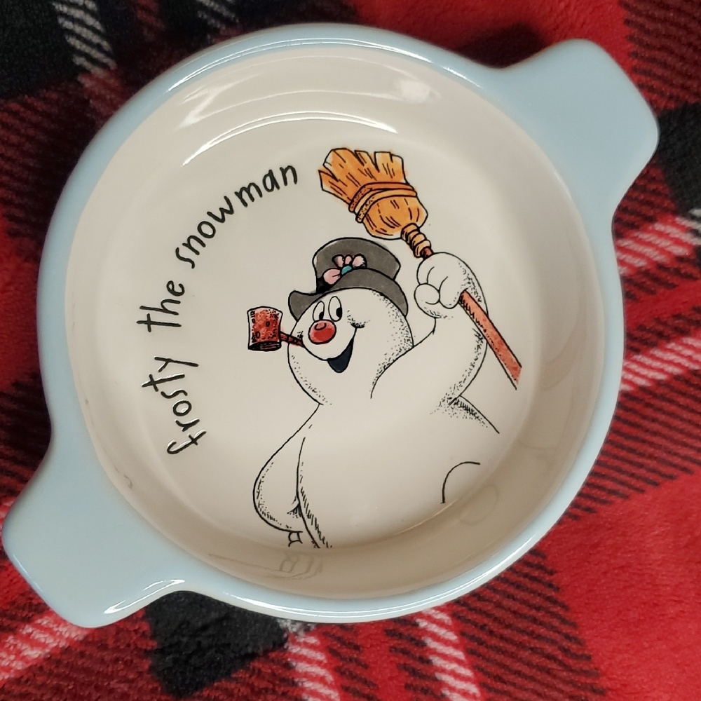 Frosty the‎ Snowman Small Ceramic Dish